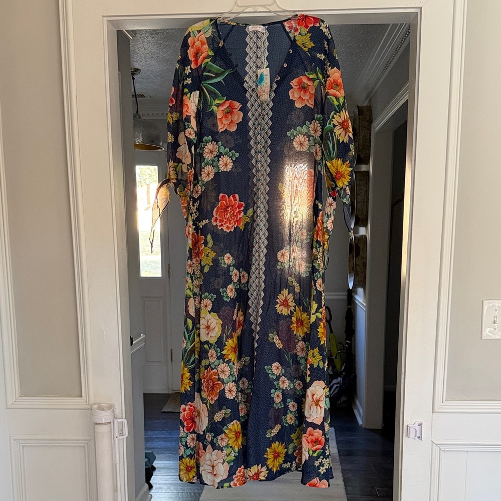Johnny Was Geometric Patterned Dress